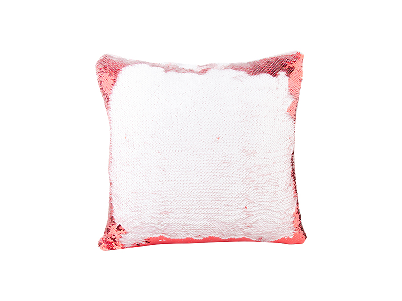 White sequin pillow discount