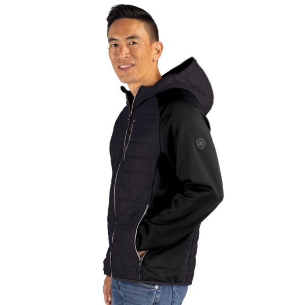 Cutter & Buck Rainier Primaloft Mens Eco Full Zip Hybrid Jacket Thumbnail