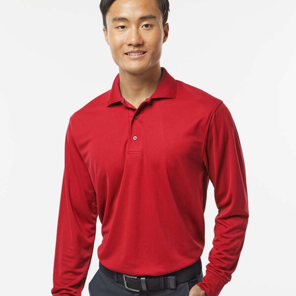 PRG ADT MINI MESH L/S POLO Thumbnail