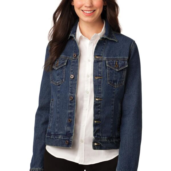 Port Authority Women's Denim Jacket L7620 Women's Denim Jacket Thumbnail