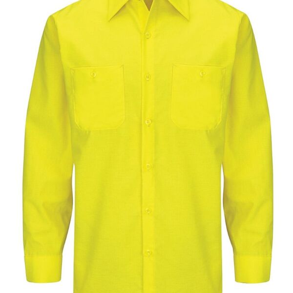 Men's Enhanced & Hi-Visibility Long Sleeve Work Shirt Thumbnail