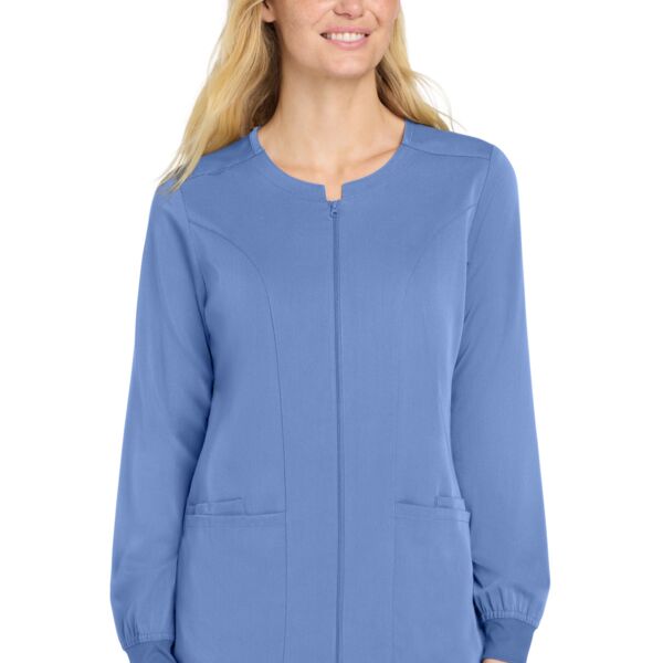 Wink Women's Premiere Flex Full Zip Scrub Jacket WW4088 Women's Premiere Flex Full Zip Scrub Jacket Thumbnail