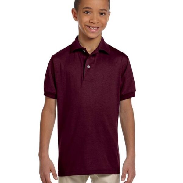Tri-L Jerzees Youth 5.6 oz., 50/50 Jersey Polo with SpotShield™ Thumbnail
