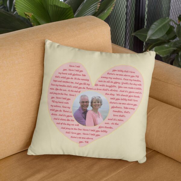 Linen Rustic Pillow Cover 16 x 16 Thumbnail