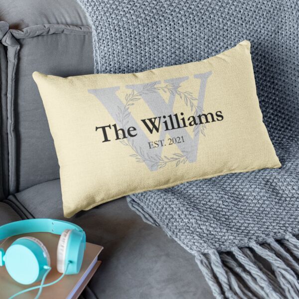  Linen Rustic Pillow Cover 12 x 20 Thumbnail