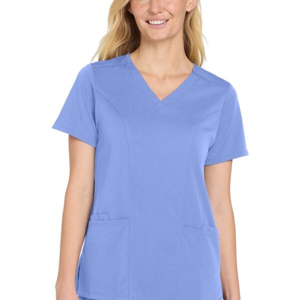 Wink Women's Premiere Flex V Neck Top WW4168 Women's Premiere Flex V Neck Top Thumbnail