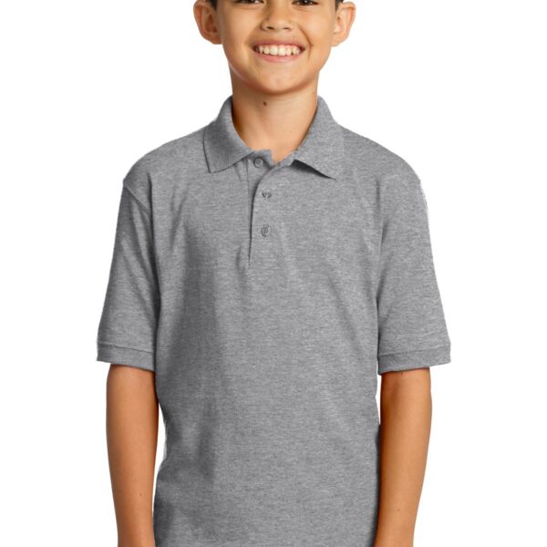Port & Company Youth 5.5 Ounce Jersey Knit Polo Thumbnail