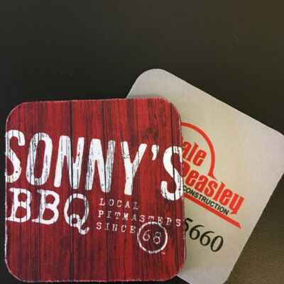 Square Rubber Coaster (Sublimated) Thumbnail