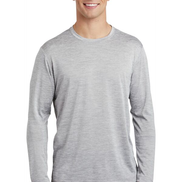 Sport Tek Sublimatable PosiCharge Long Sleeve Electric Heather Tee ST390LS-S Sublimatable PosiCharge Long Sleeve Electric Heather Tee Thumbnail