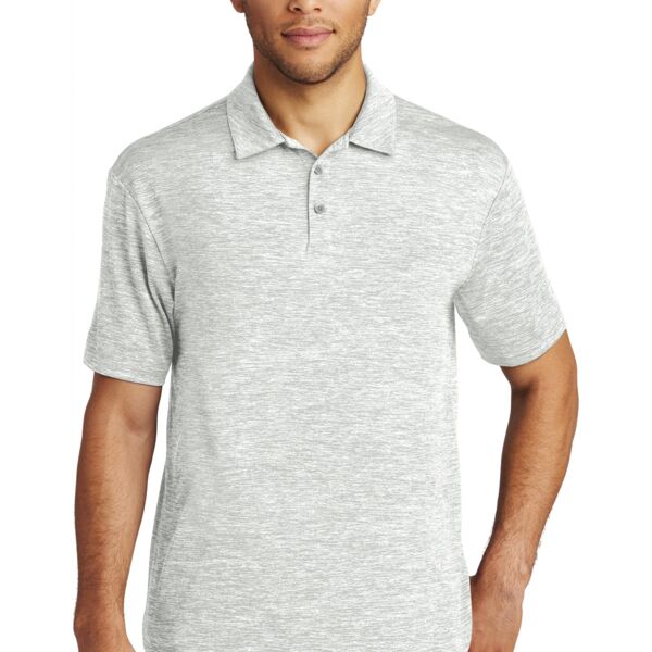 Mens Sublimated PosiCharge Electric Heather Polo Thumbnail