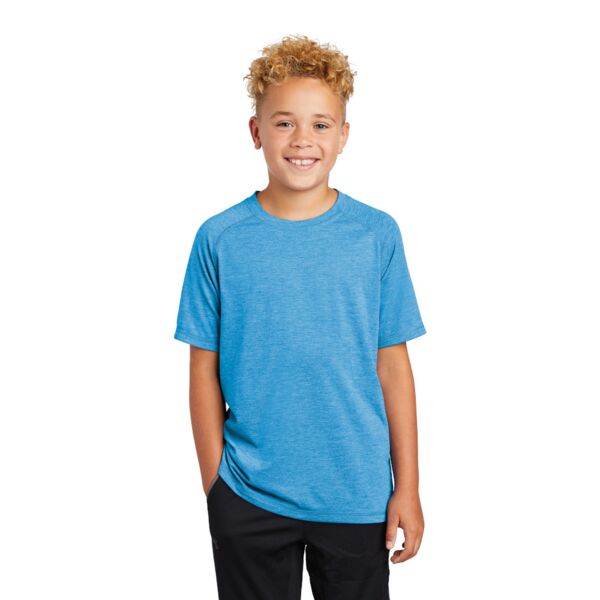 Sport Tek Youth Sublimated PosiCharge Tri Blend Wicking Raglan Tee YST400-S Youth Sublimated PosiCharge Tri Blend Wicking Raglan Tee Thumbnail