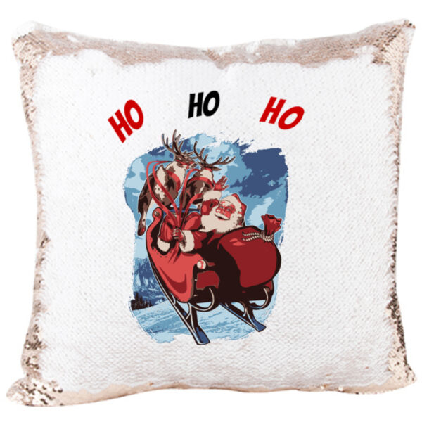 Mermaid Pillow Ho Ho Ho Santa Claus  Thumbnail