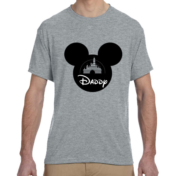 Disney Mickey with Castle and Daddy Name Thumbnail