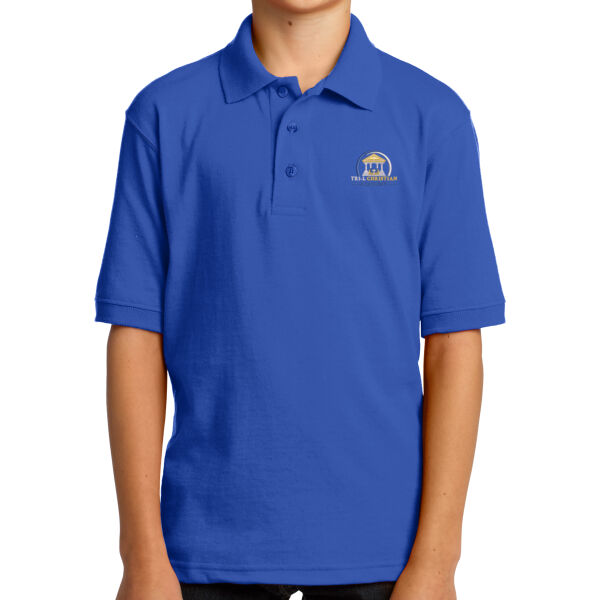 Student Youth Tri-L Christian Academy Logo Polo Thumbnail