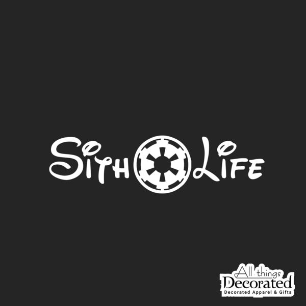 DISNEY SITH LIFE CAR LAPTOP DECAL | 7 IMAGE CHOICES | 4 COLORS | 4 SIZES Thumbnail