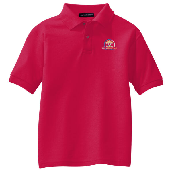 Student Youth Tri-L Christian Academy Logo Polo Thumbnail