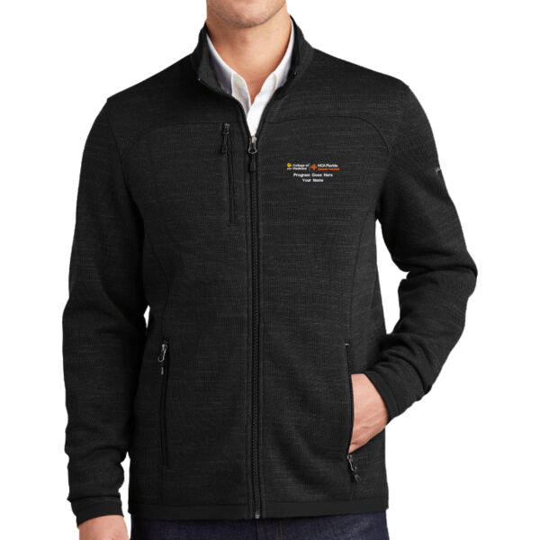 Eddie Bauer Men's Sweater Fleece Full Zip with UCF-Osceola Logo and Personalization Thumbnail