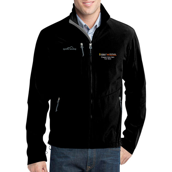 Eddie Bauer Men's Soft Shell Jacket with UCF-Osceola Logo and Personalization Thumbnail