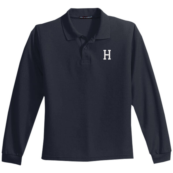 Hillcrest Youth Silk Touch Long Sleeve Polo Thumbnail