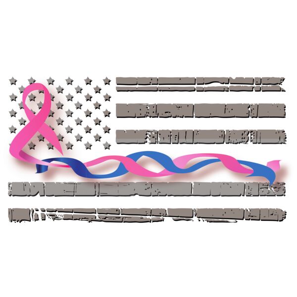 blue and pink tangle live flag twisted tape Thumbnail