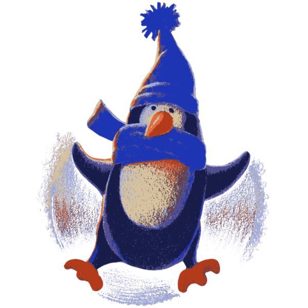 B0847 Penguin Snow Angel Thumbnail
