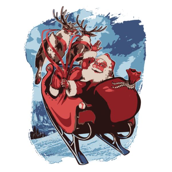 A 0547 Santa Sleigh Thumbnail