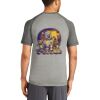 Mens Sublimated PosiCharge Tri Blend Wicking Raglan Tee Thumbnail