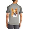 Mens Sublimated PosiCharge Tri Blend Wicking Raglan Tee Thumbnail