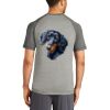 Mens Sublimated PosiCharge Tri Blend Wicking Raglan Tee Thumbnail