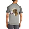 Mens Sublimated PosiCharge Tri Blend Wicking Raglan Tee Thumbnail