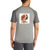 Mens Sublimated PosiCharge Tri Blend Wicking Raglan Tee Thumbnail