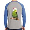 Mens Full Color PosiCharge Long Sleeve Tri Blend Wicking Raglan Tee Thumbnail