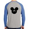 Mens Full Color PosiCharge Long Sleeve Tri Blend Wicking Raglan Tee Thumbnail