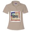 Women's USA-Made V-Neck Polo Thumbnail