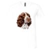 Unisex Jersey Short-Sleeve V-Neck T-Shirt Thumbnail