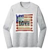 Sublimatable PosiCharge Long Sleeve Electric Heather Tee Thumbnail