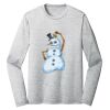 Sublimatable PosiCharge Long Sleeve Electric Heather Tee Thumbnail