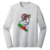 Sublimatable PosiCharge Long Sleeve Electric Heather Tee Thumbnail
