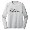 Sublimatable PosiCharge Long Sleeve Electric Heather Tee Thumbnail