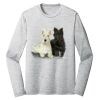Sublimatable PosiCharge Long Sleeve Electric Heather Tee Thumbnail