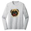 Sublimatable PosiCharge Long Sleeve Electric Heather Tee Thumbnail