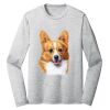 Sublimatable PosiCharge Long Sleeve Electric Heather Tee Thumbnail