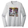 Sublimatable PosiCharge Long Sleeve Electric Heather Tee Thumbnail