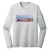 Sublimatable PosiCharge Long Sleeve Electric Heather Tee Thumbnail