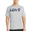 Multi-Colors Sublimatable PosiCharge Electric Heather Tee Thumbnail