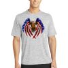 Multi-Colors Sublimatable PosiCharge Electric Heather Tee Thumbnail