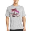 Multi-Colors Sublimatable PosiCharge Electric Heather Tee Thumbnail