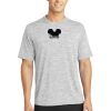 Multi-Colors Sublimatable PosiCharge Electric Heather Tee Thumbnail