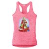 Multi-Color Sublimatable Ladies PosiCharge Electric Heather Racerback Tank Thumbnail