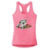 Multi-Color Sublimatable Ladies PosiCharge Electric Heather Racerback Tank Thumbnail
